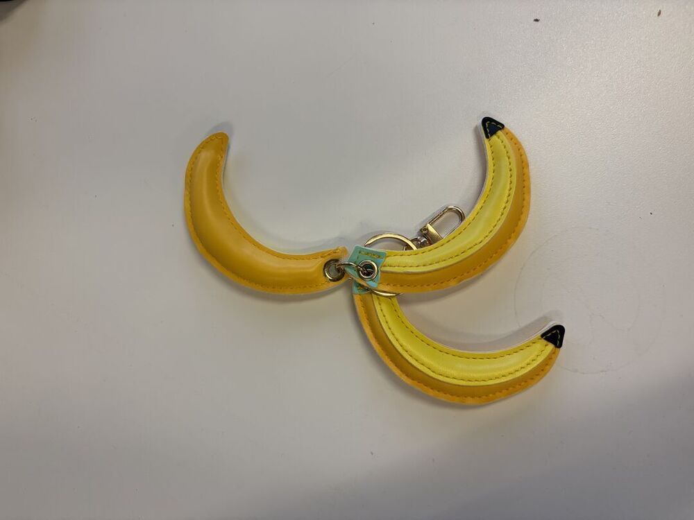 Banana Leather Bag Charm